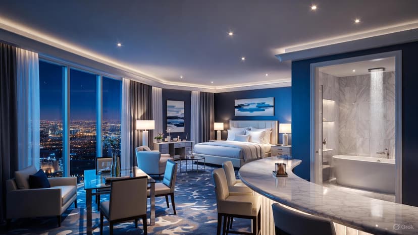 Penthouse suite with butler service